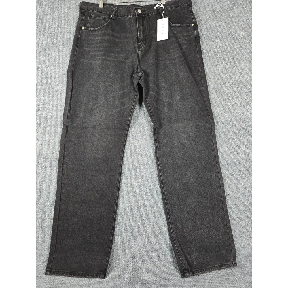 MNML Straight Every Day Denim Vintage Black Jeans Mens 40x34 NWT